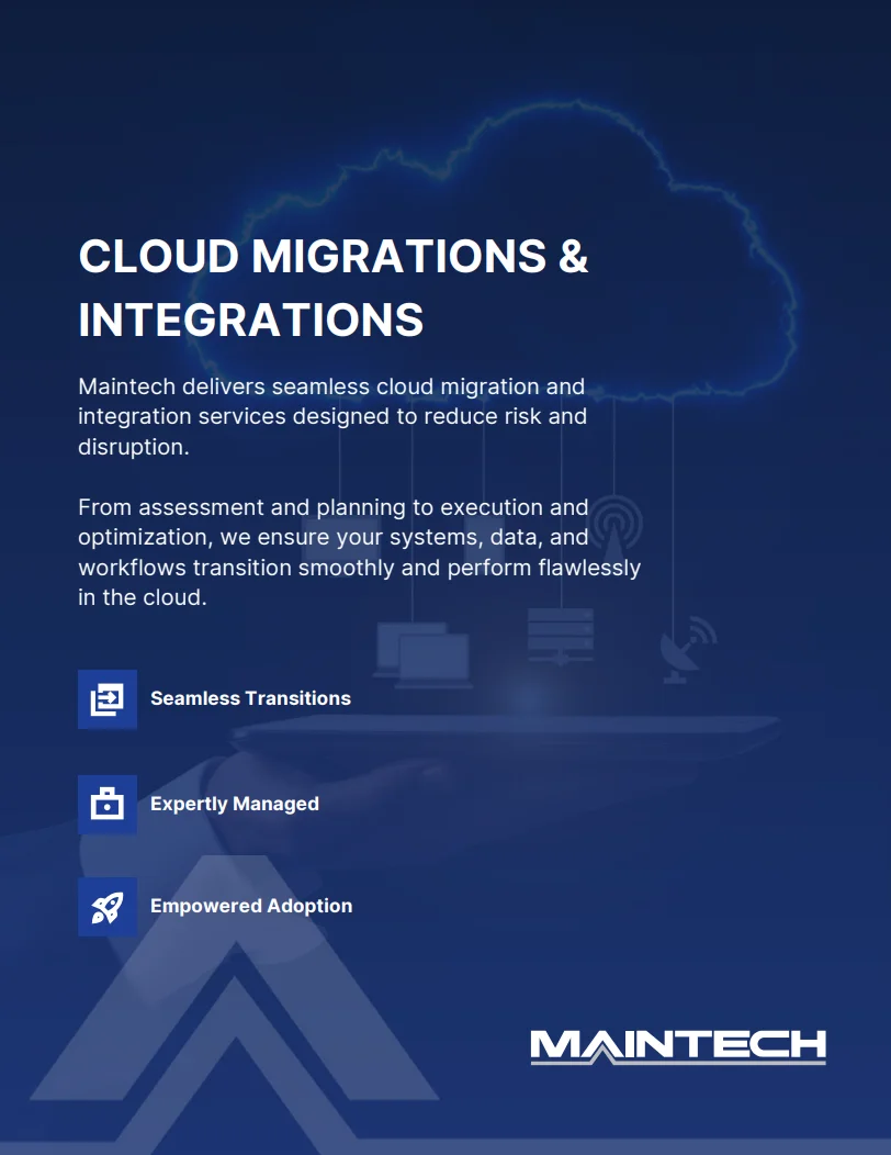 Cloud migration Datasheet