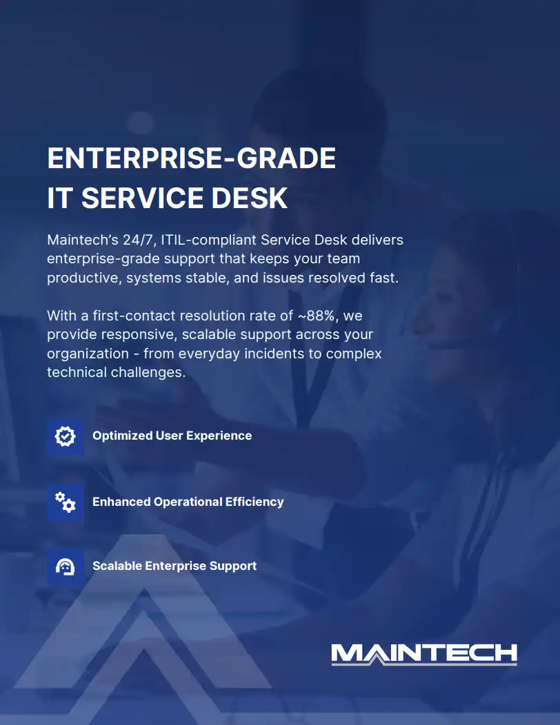 Enterprise Service Desk Datasheet