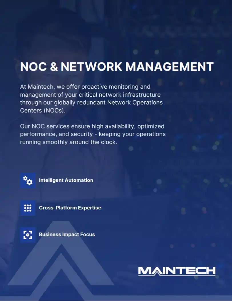 NOC Network Datasheet