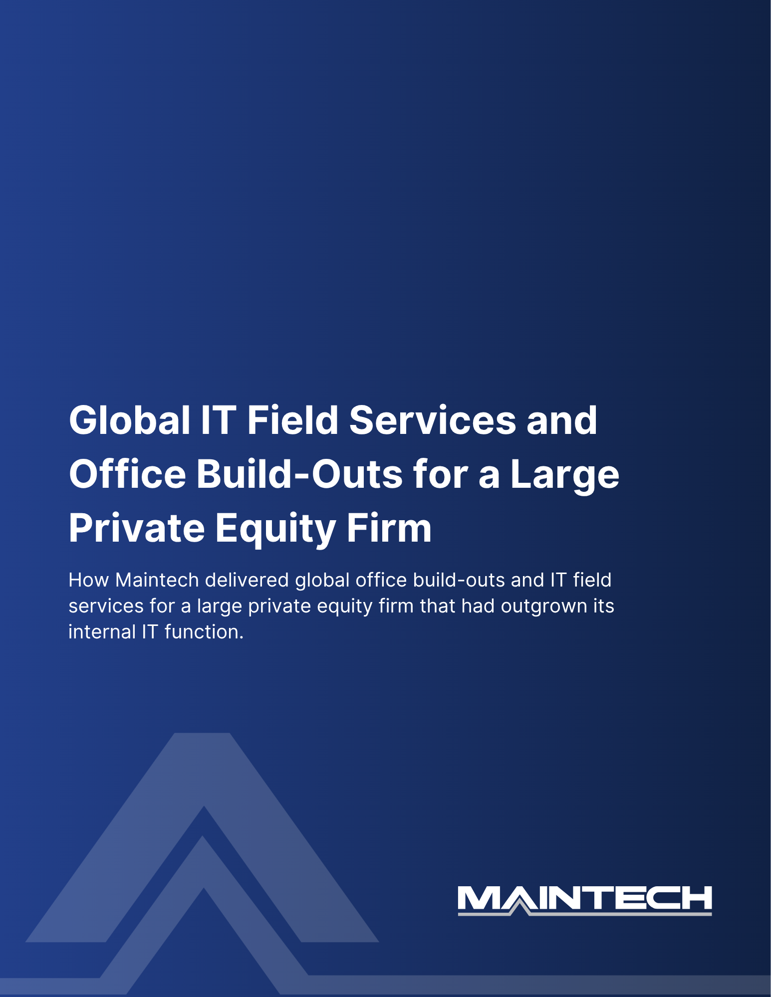 Maintech - Global IT Field Services Case Study
