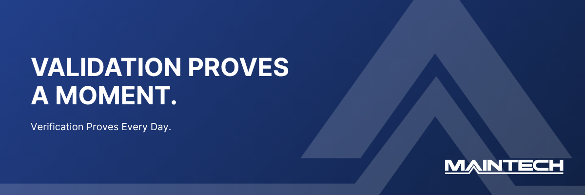 GxP validation vs verification